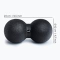 Masszázslabda BLACKROLL Duoball A000499 black 2