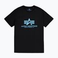 Alpha Industries férfi alap fekete/kék póló pólóing 5