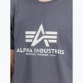 Alpha Industries férfi Basic szürke-fekete póló 4