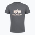 Alpha Industries férfi Basic szürke-fekete póló 5
