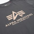 Alpha Industries férfi Basic szürke-fekete póló 7
