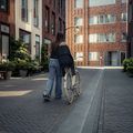 Urban Iki U-me fekete/fekete kerékpárülés 6