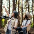 Urban Iki U-me bézs/fekete bicikliülés 7