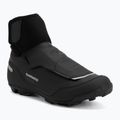 Férfi MTB kerékpáros cipők Shimano SH-MW502 Wide black