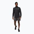 Férfi ASICS Core 1/2 Zip teljesítmény fekete hosszú ujjú futócipő 6