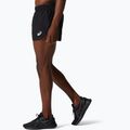 Férfi ASICS Core Split Short teljesítményű fekete futónadrág 3