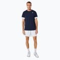 Férfi ASICS Court SS Top éjfekete/brilliáns fehér teniszpóló 2