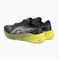 ASICS Novablast 3 fekete/száraz levélzöld férfi futócipő 3