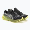 ASICS Novablast 3 fekete/száraz levélzöld férfi futócipő 4
