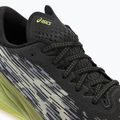 ASICS Novablast 3 fekete/száraz levélzöld férfi futócipő 8