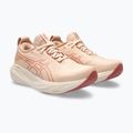 ASICS Gel-Nimbus 25 női futócipő halvány sárgabarack/világos gránátvörös 11
