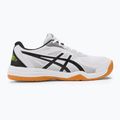 ASICS férfi squash cipő Upcourt 5 fehér / biztonsági sárga 2