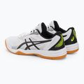 ASICS férfi squash cipő Upcourt 5 fehér / biztonsági sárga 4