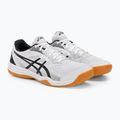 ASICS férfi squash cipő Upcourt 5 fehér / biztonsági sárga 5