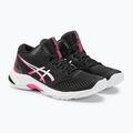 ASICS női röplabdacipő Netburner Ballistic FF MT 3 fekete / rózsaszínű 5