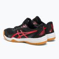 ASICS férfi squash cipő Upcourt 5 fekete / klasszikus piros 4