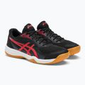 ASICS férfi squash cipő Upcourt 5 fekete / klasszikus piros 5