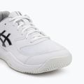 ASICS férfi teniszcipő Gel-Dedicate 8 Clay fehér/fekete 7