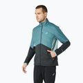 Férfi ASICS téli futó dzseki ködös teal/grafitszürke 2