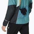 Férfi ASICS téli futó dzseki ködös teal/grafitszürke 8