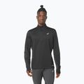 Férfi ASICS Winter Run 1/2 Mid Layer teljesítmény fekete/grafitszürke futó melegítőfelső