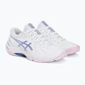 ASICS Blade FF női squash cipő fehér/szafír 4