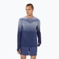 Férfi futó hosszú ujjú  ASICS Seamless thunder blue/denim blue