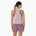 Női ASICS Nagino Run Tank futófelső vízválasztó rózsaszín/poros lila 3