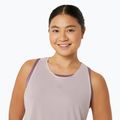 Női ASICS Nagino Run Tank futófelső vízválasztó rózsaszín/poros lila 4