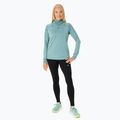 Női ASICS Metarun Winter LS Hoodie celadon színű futó melegítő pulóver 2