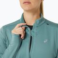 Női futó pulóver ASICS Road Winter 1/2 Zip Mid Layer Mid Layer celadon színű 5