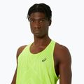 Férfi ASICS Metarun Singlet biztonsági sárga futó felső 4