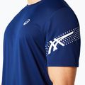 Férfi ASICS Icon Top kék expanse/brich futópóló 5