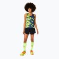 Női ASICS Light Graphic Tank futófelső francia kék/biztonsági sárga 2