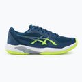 ASICS Solution Swift FF 2 Clay férfi teniszcipő mako kék/biztonsági sárga 2