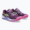 ASICS Gel-Resolution 9 női evezőcipő mély lila/lime zöld 10