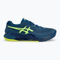 ASICS férfi teniszcipő Gel-Resolution 9 mako kék/biztonsági sárga 2