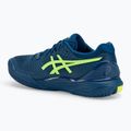 ASICS férfi teniszcipő Gel-Resolution 9 mako kék/biztonsági sárga 3