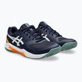 ASICS Gel-Dedicate 8 éjfél/fehér férfi evezős cipő 10