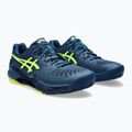 ASICS férfi teniszcipő Gel-Resolution 9 Clay mako kék/biztonsági sárga 10