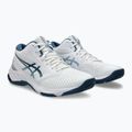ASICS férfi Netburner Ballistic FF MT 3 fehér/vintage indigó cipők 8
