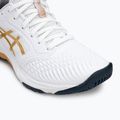 ASICS női cipő Netburner Ballistic FF 3 fehér/tiszta arany 7