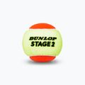 Dunlop Stage 2 gyermek teniszlabda 3 db narancssárga/sárga 601339 3