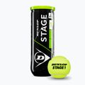 Teniszlabdák Dunlop Stage 1 3 pack green
