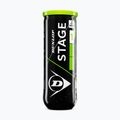 Teniszlabdák Dunlop Stage 1 3 pack green 2
