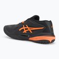 ASICS Gel-Resolution X férfi teniszcipő fekete/ sokkoló narancssárga 3