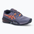 ASICS Gel-Resolution X Clay férfi teniszcipő szürkéslila/ nova narancssárga