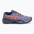 ASICS Gel-Resolution X Clay férfi teniszcipő szürkéslila/ nova narancssárga 2