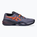 ASICS Gel-Resolution X Clay férfi teniszcipő szürkéslila/ nova narancssárga 8