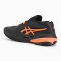 ASICS férfi teniszcipő Gel-Resolution X Clay fekete/ sokkoló narancssárga 3